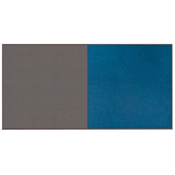 Enclosed Corkboard, 1 Door, 72"x36", 4" Fra, UV3411-SATIN-COBACC